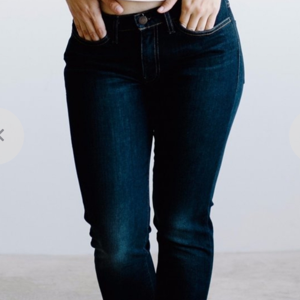 Imogene + Willie Lucy  Low Rise Skinny Jeans Size 25R Dark Blue - Picture 4 of 15